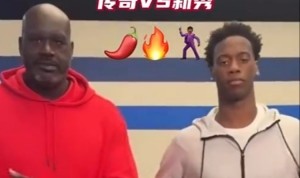 奥胖与儿子跳舞：打球你前途无量 但跳舞还得和老鲨我学学