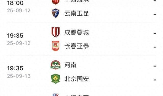 形势会有变化吗？中超前四今晚全部出战，四队仅差2分