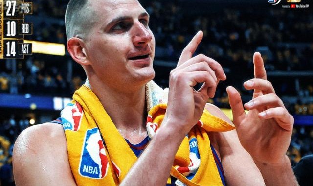 约基奇三双肢解热火防线 总决赛悬念已就此终结？